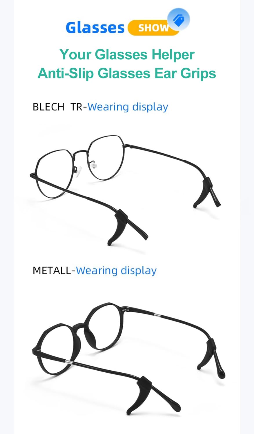 Suitable for adults and kids, compatible with most glasses