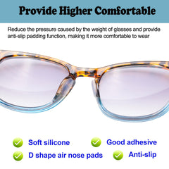 Self-adhesive underside of Omnful nose pad