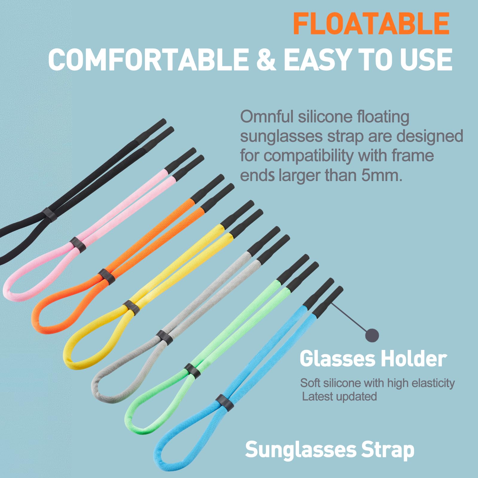 One-piece loop silicone design enabling easy slip-on and secure grip
