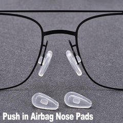 Soft silicone anti-slip nose pads for glasses