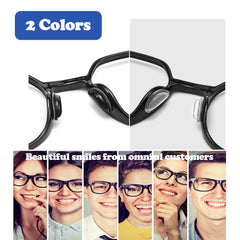 D-shaped air bag design nose pads for anti-slip