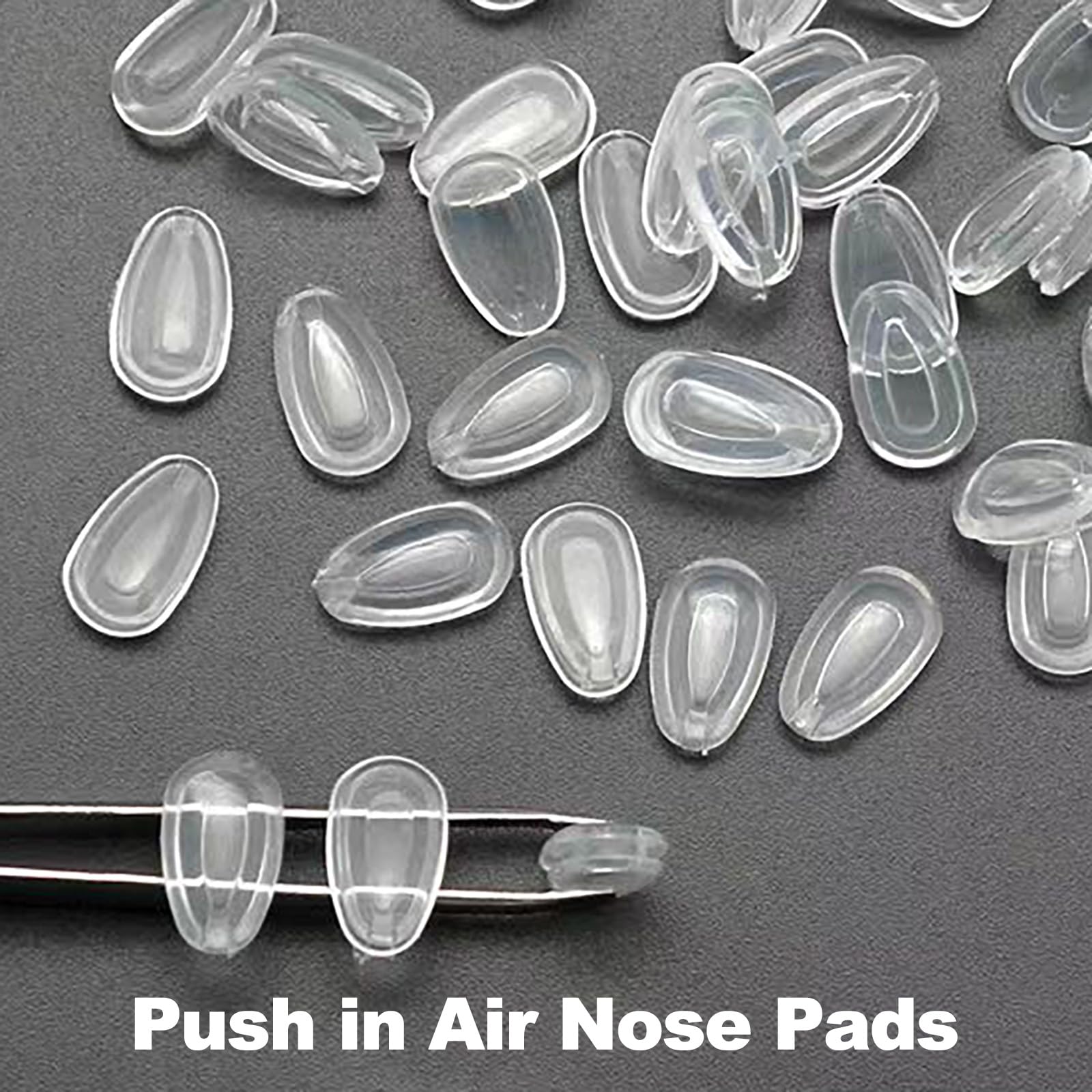 Clear color Omnful nose pads for sunglasses