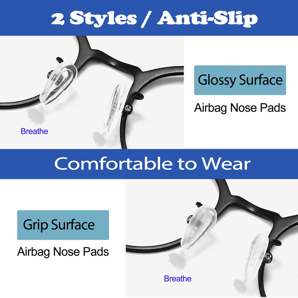 10 pairs of air chamber silicone nose pads