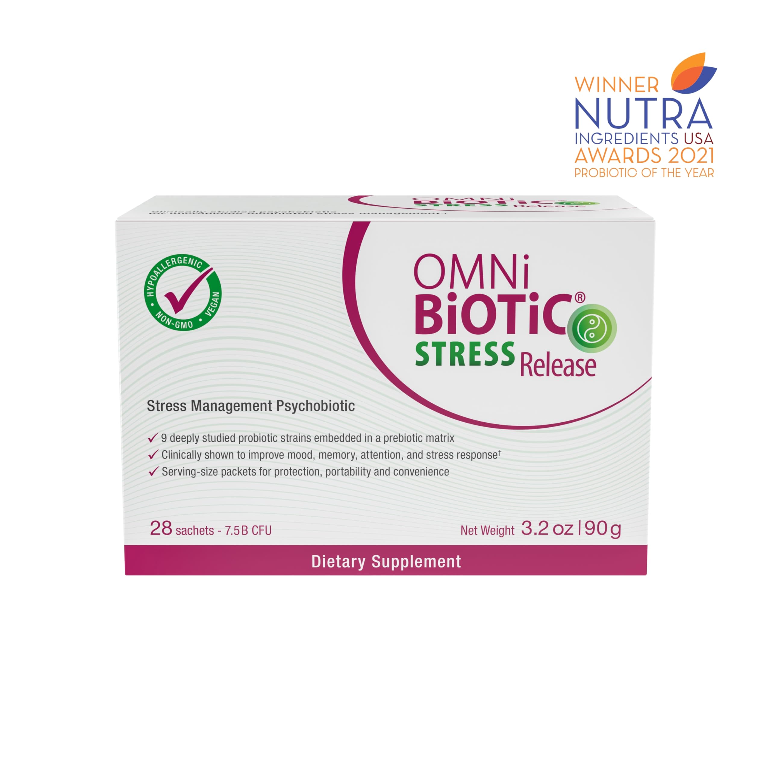 OMNi BiOTiC Stress Release bottle with label