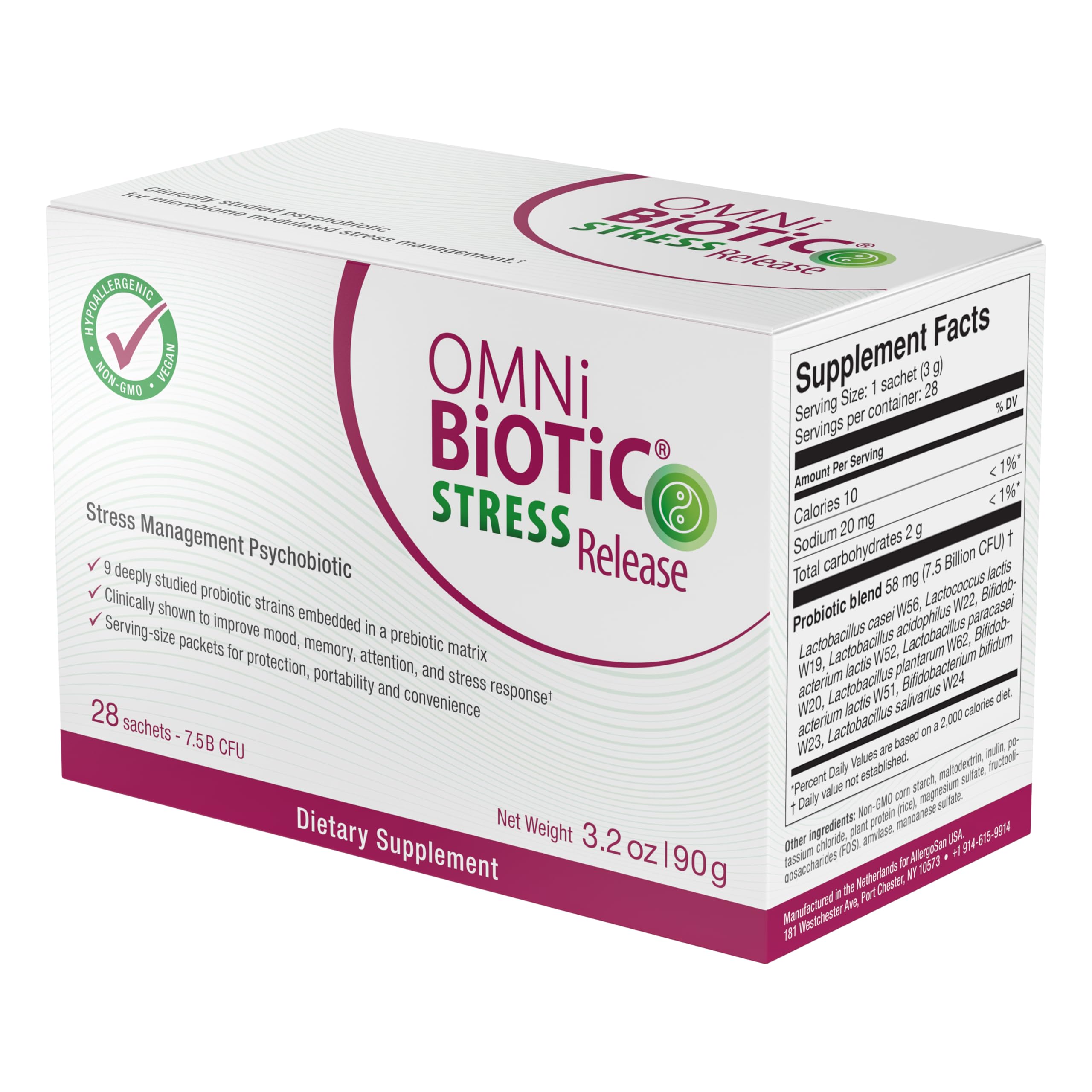 Graphic showing gut-brain axis and stress support