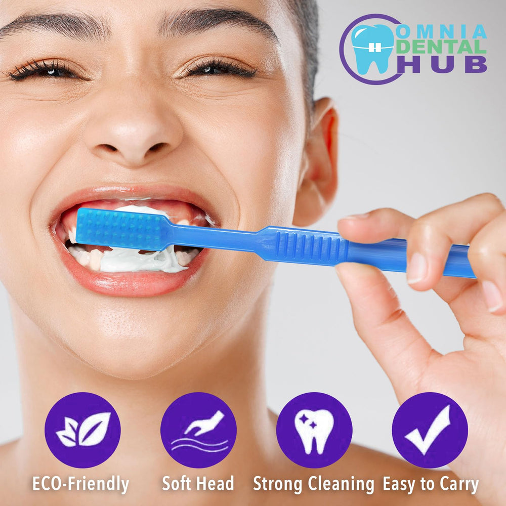 Individual wrapper on disposable prepasted toothbrush