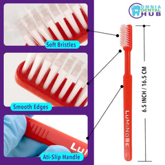 Lightweight, travel-ready prepasted toothbrush