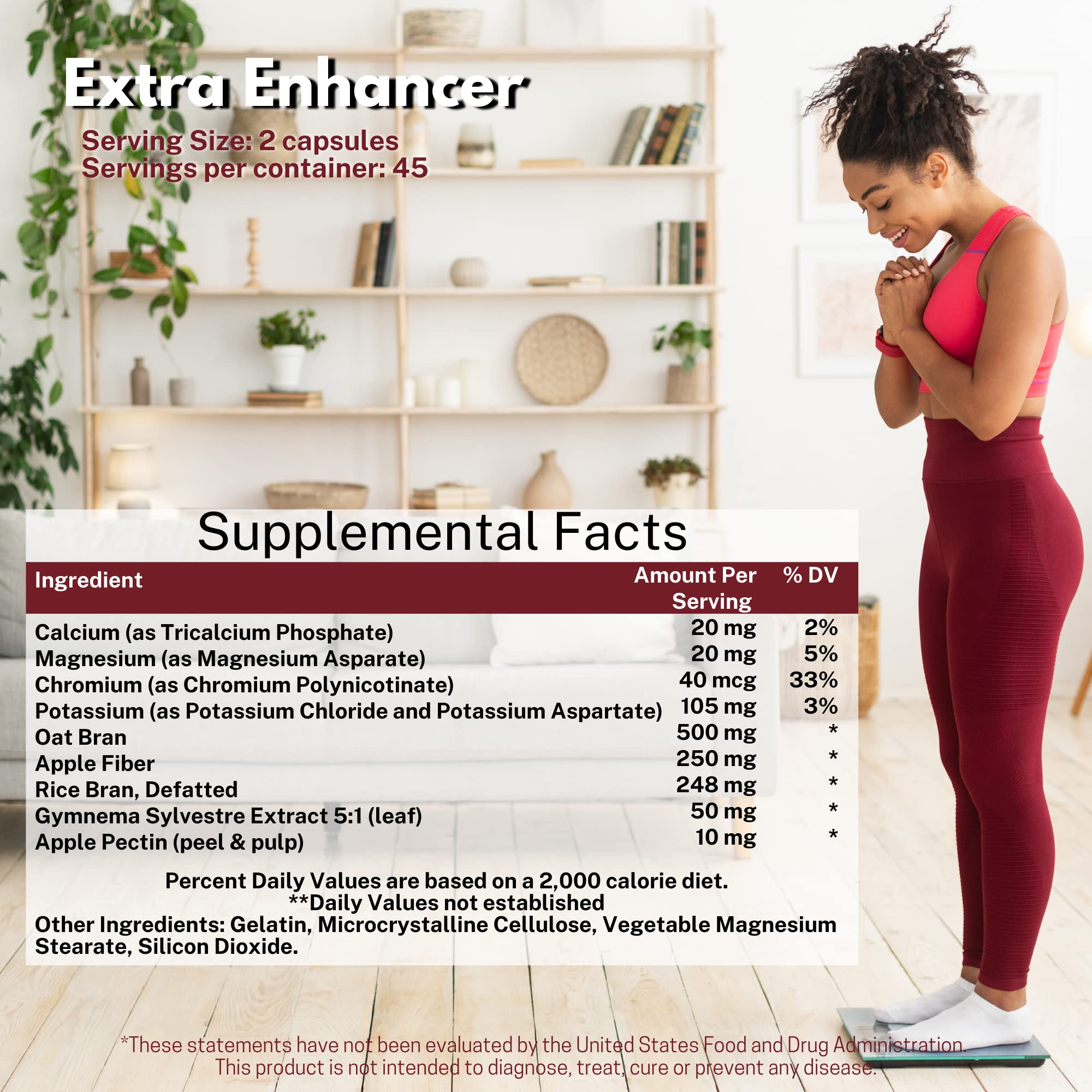 Capsules spilled from OmniTrim Extra Enhancer bottle