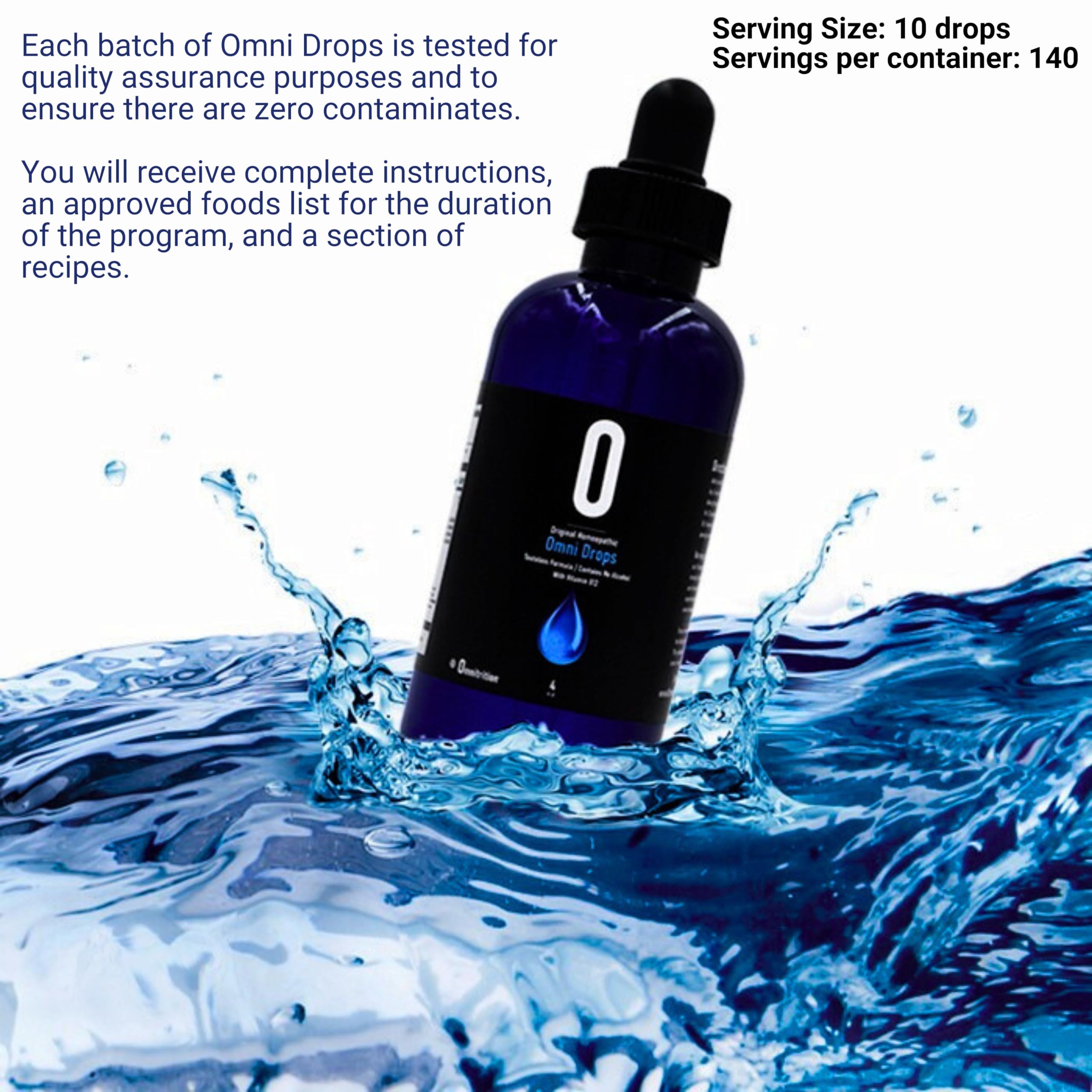 Omni IV Liquid Concentrate with Glucosamine label