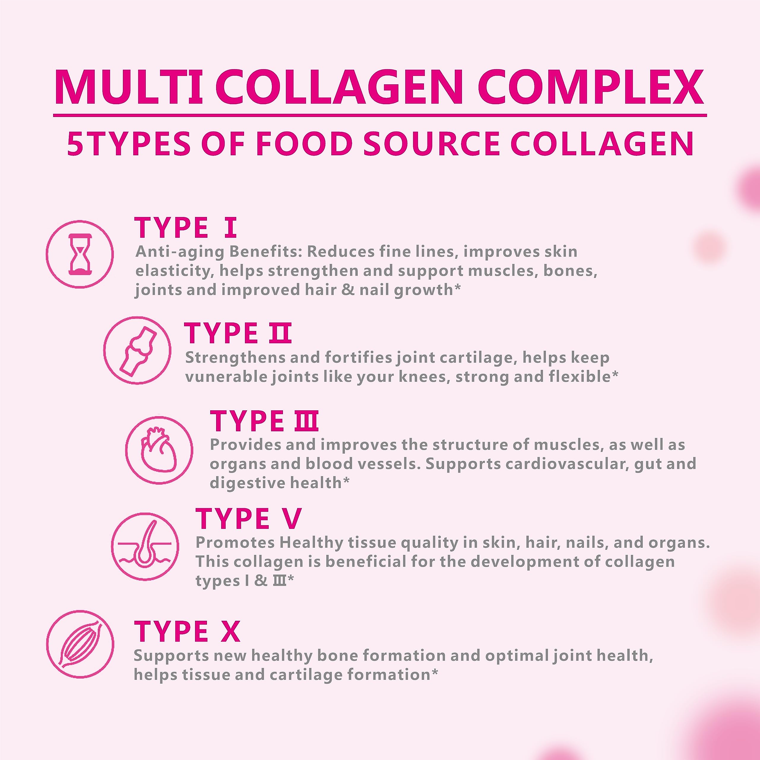 Collagen powder with prebiotics and cranberry extract ingredients