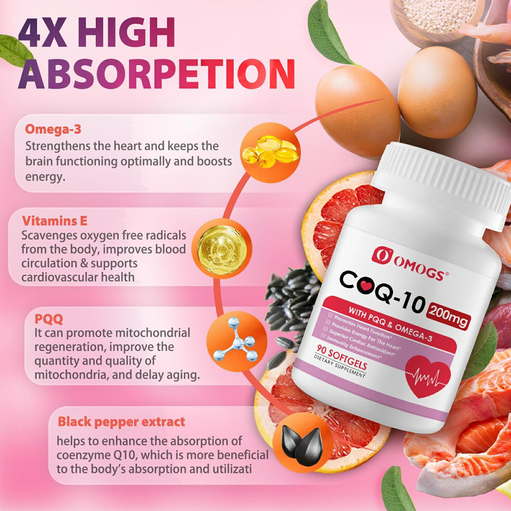 PQQ and DHA support brain health and energy metabolism