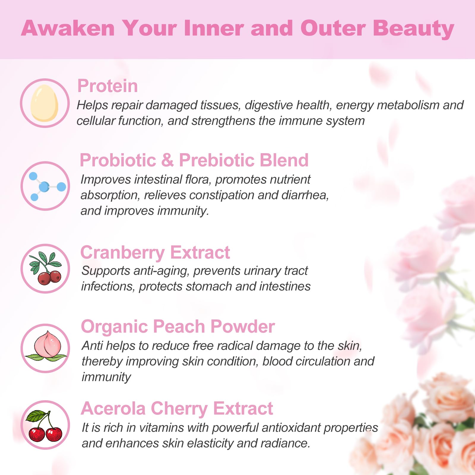 Dissolving collagen powder in a glass of water