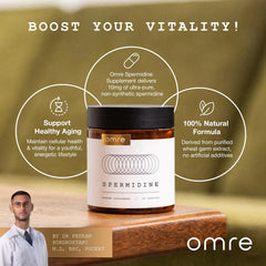 Close-up of 1000 mg wheat germ extract used to deliver spermidine