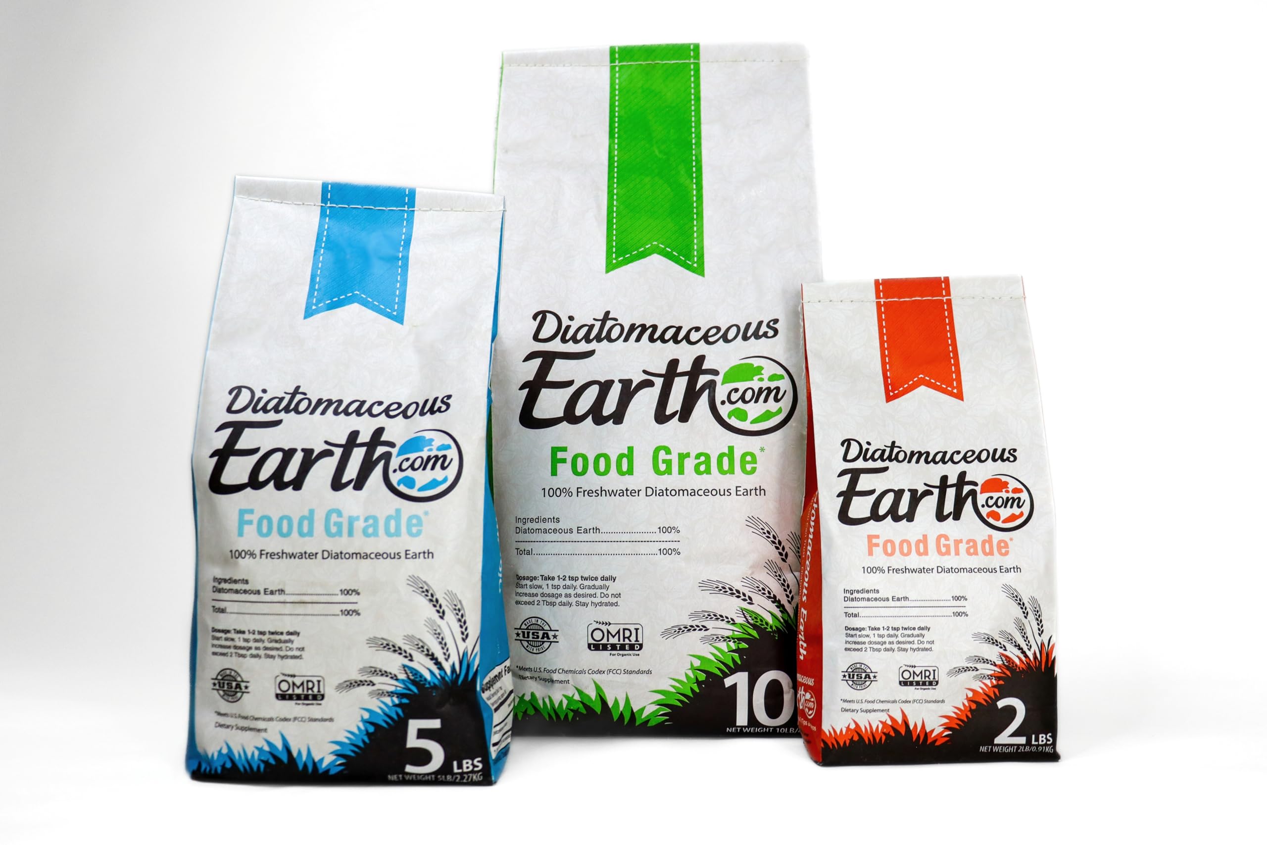 OMRI certification emblem for diatomaceous earth