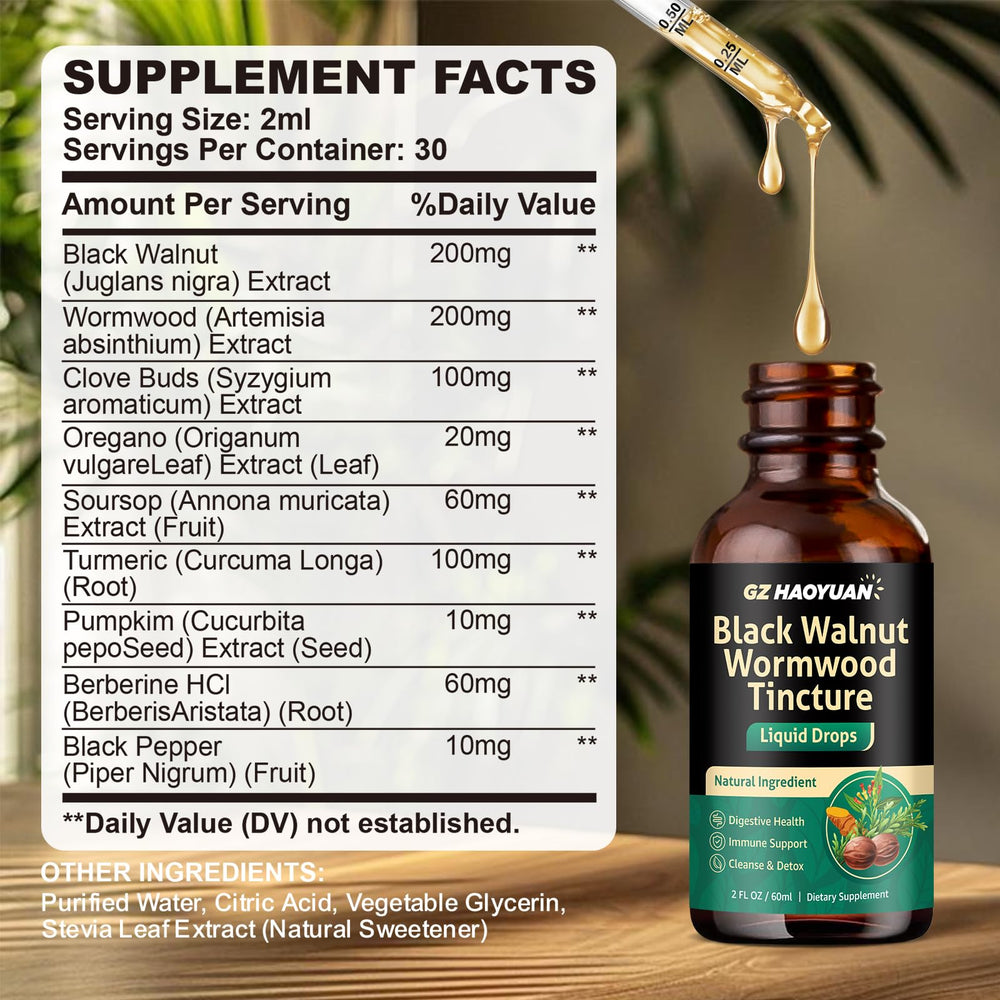 Product shot showing the tincture for on-the-go use