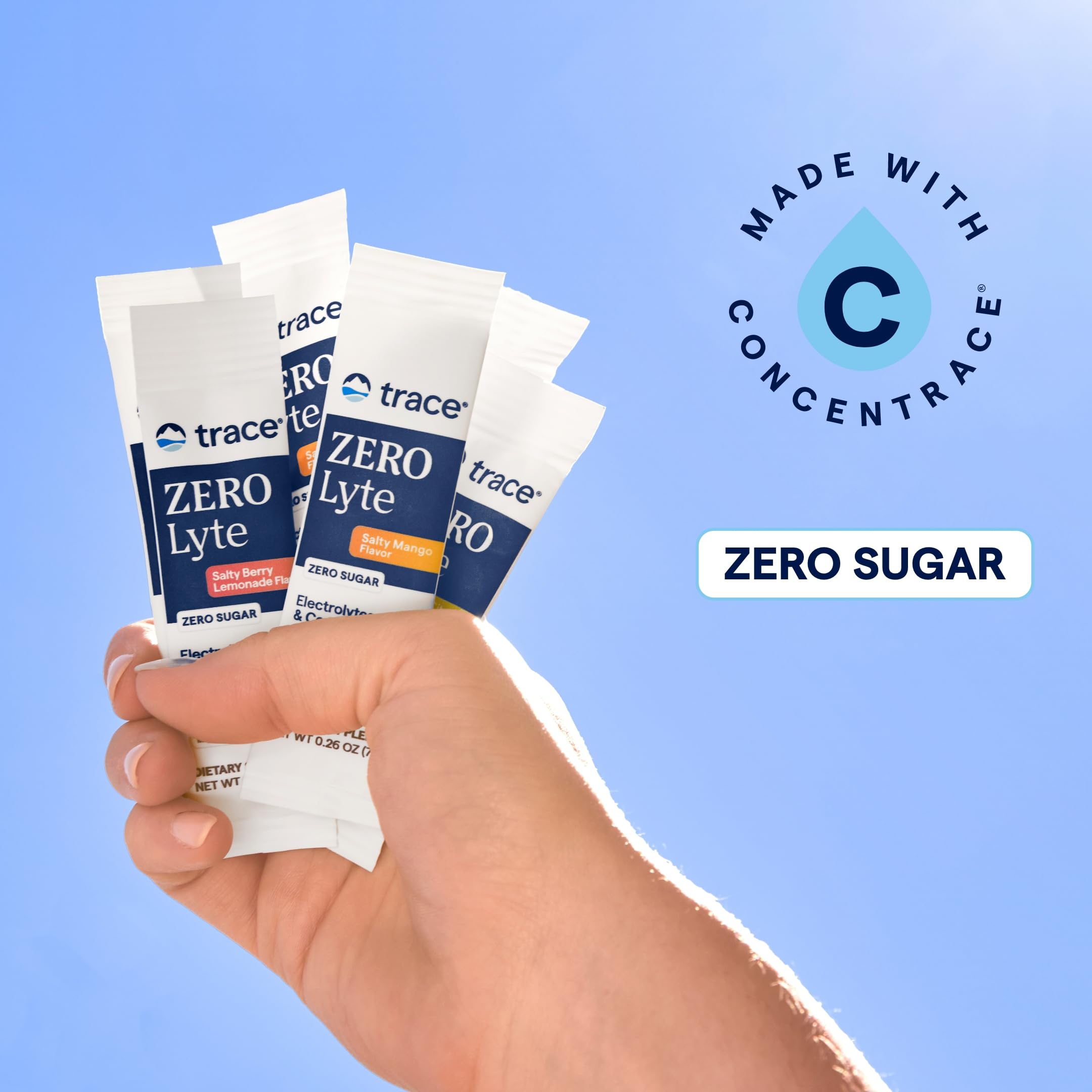 On-the-go ZeroLyte single-serving packets collection