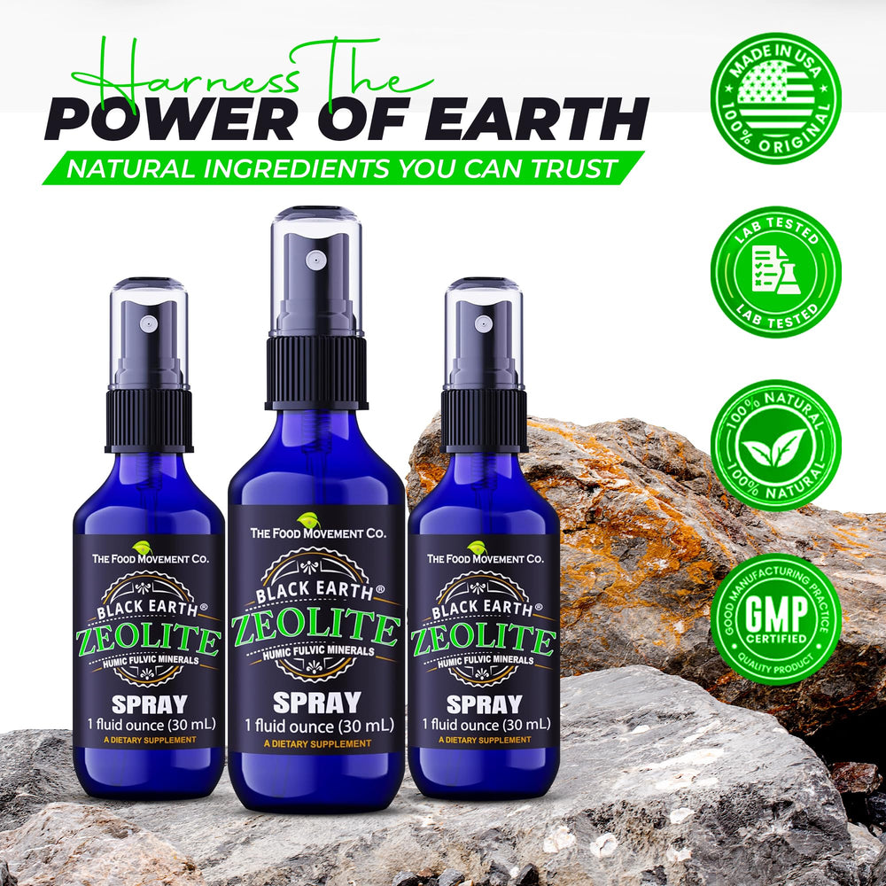 On-the-go use of zeolite pump spray