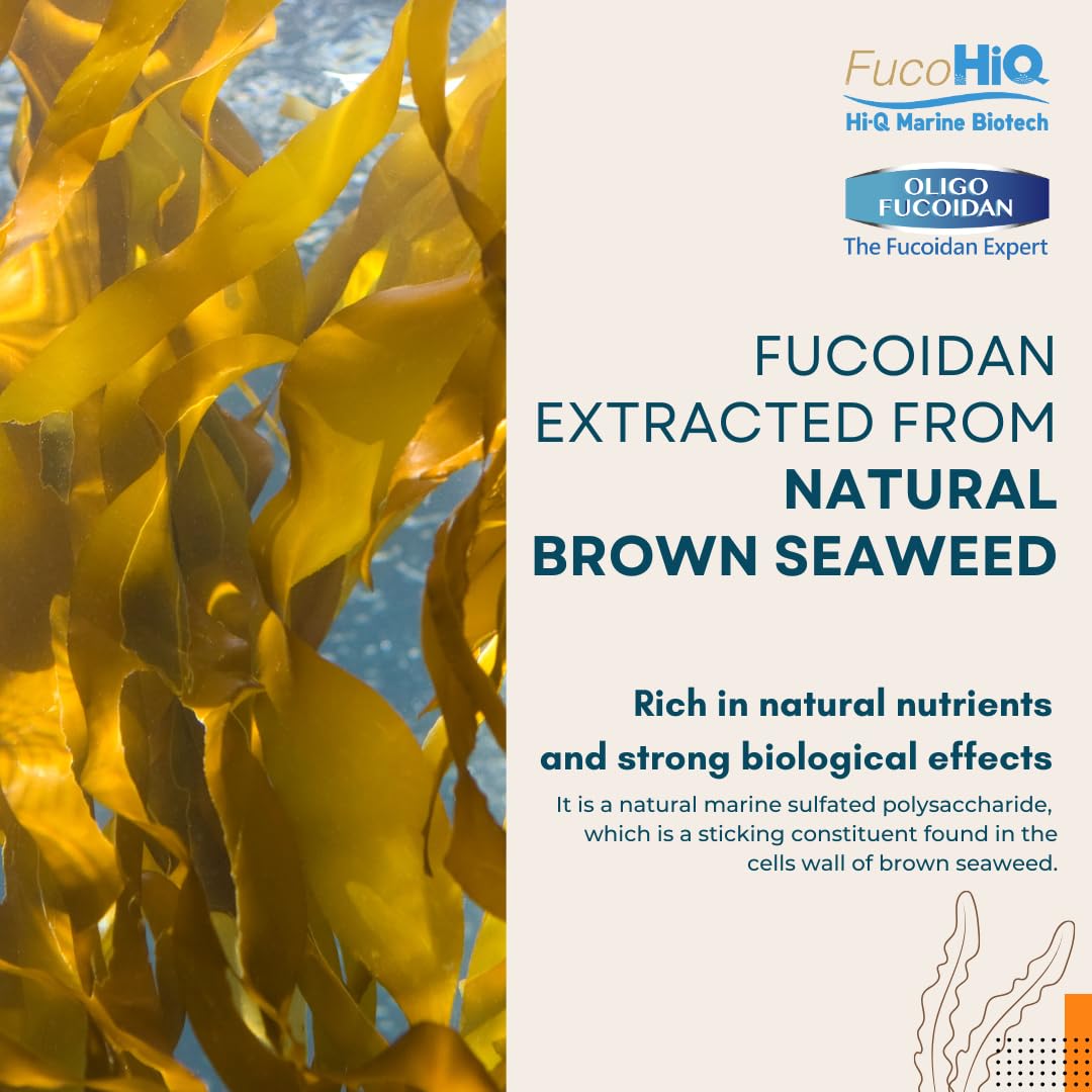 Ingredients: brown seaweed Laminaria japonica and fucoidan