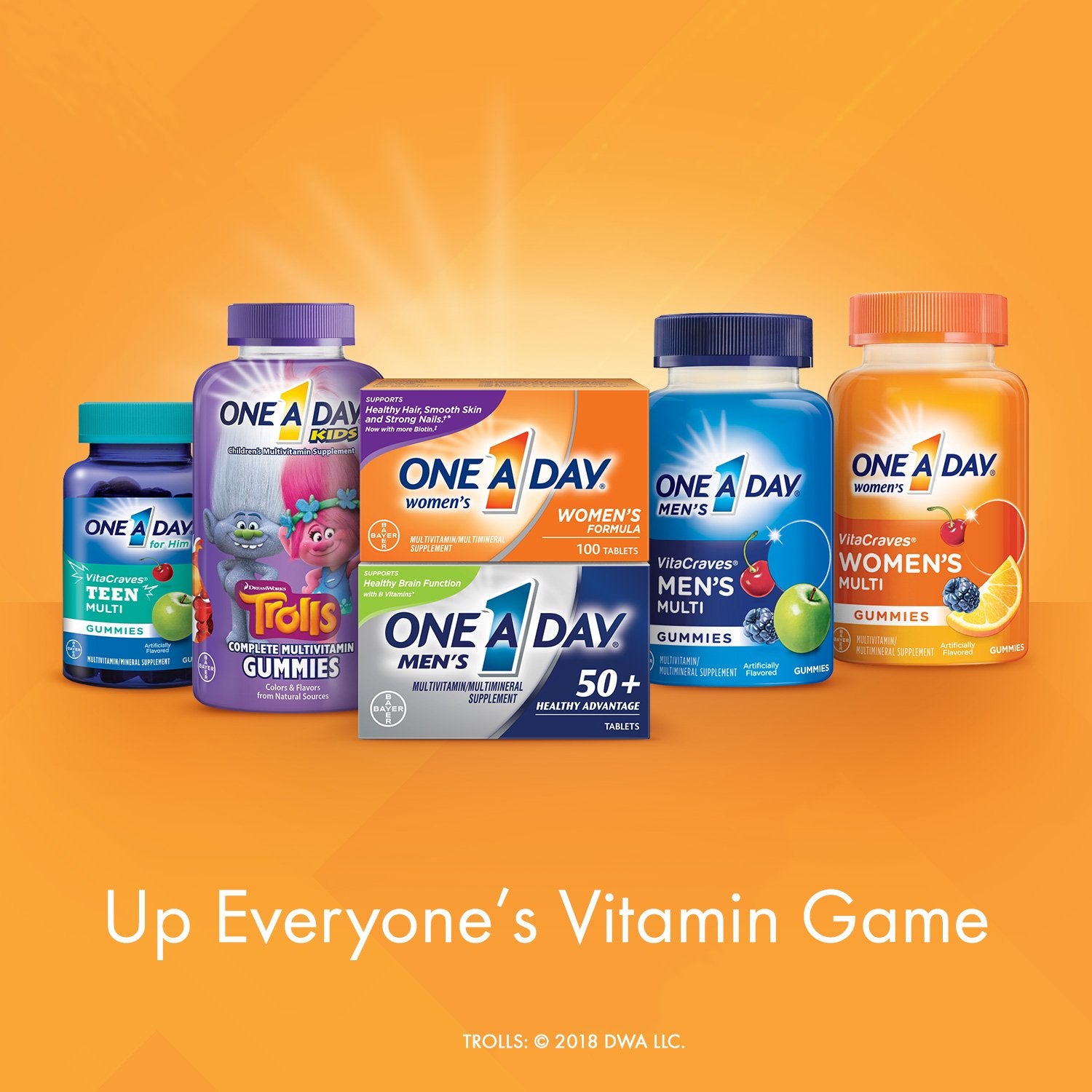 VitaCraves gummies spilling from bottle