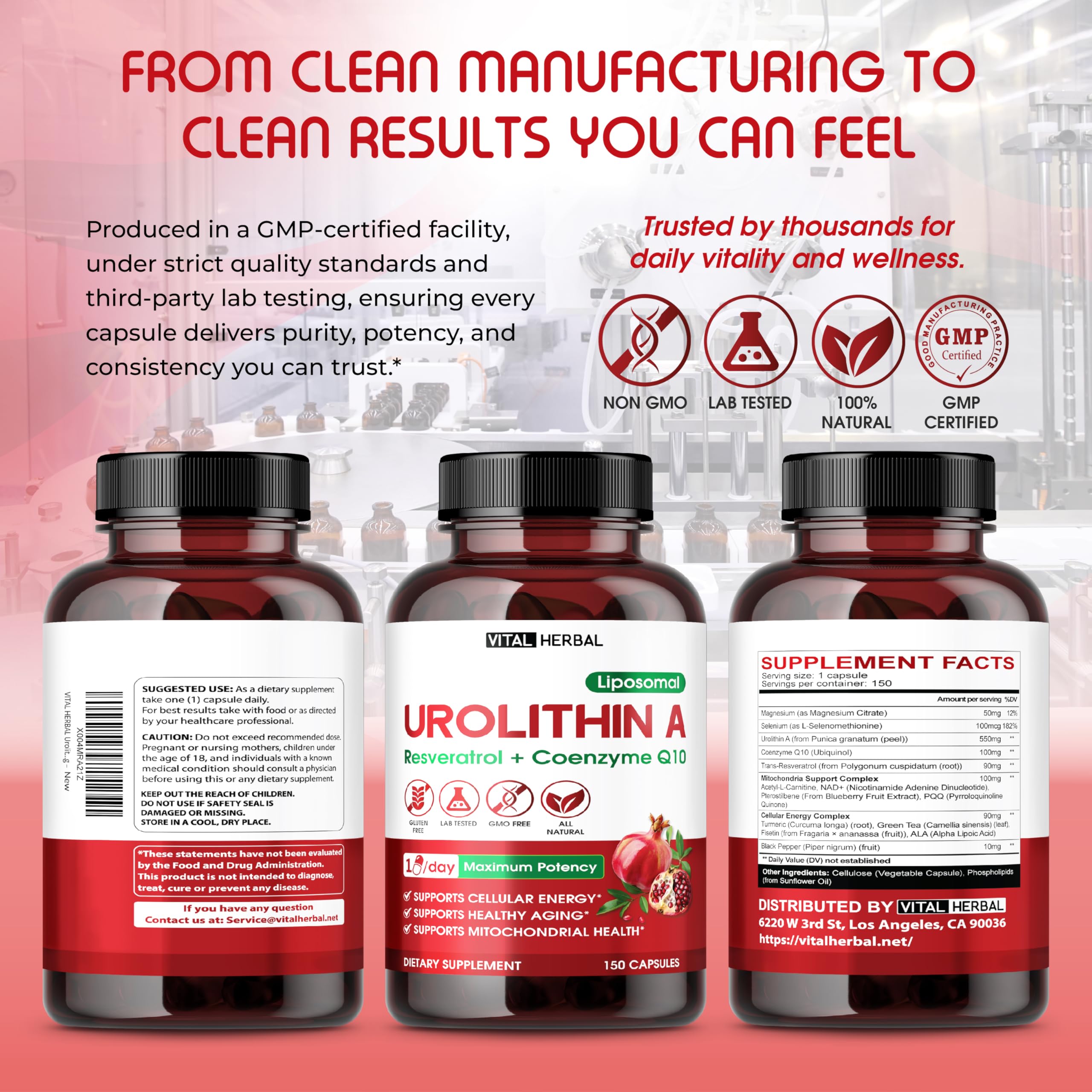 One capsule per day for a 150-day supply