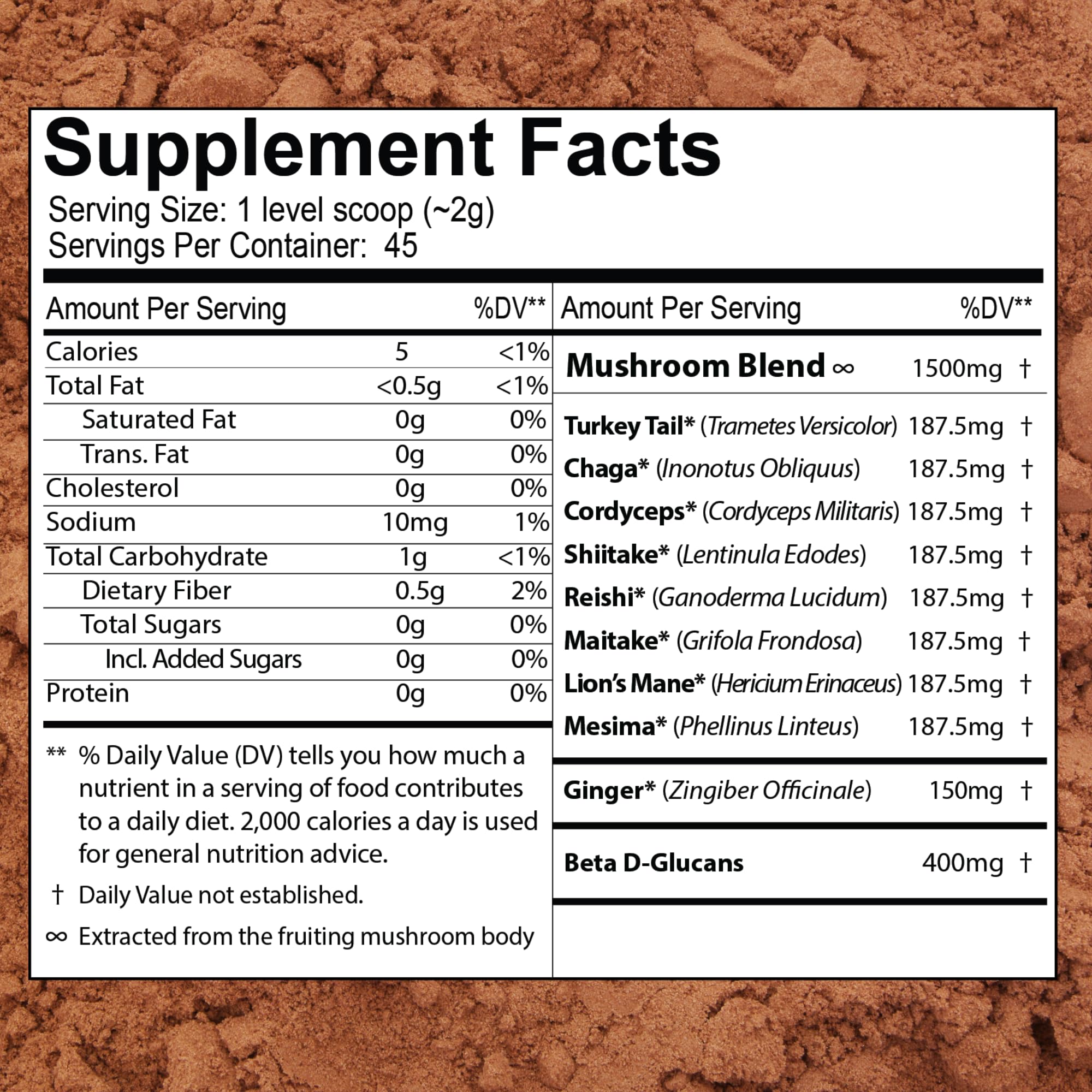 Non-GMO label on One Farm Immunity Powder