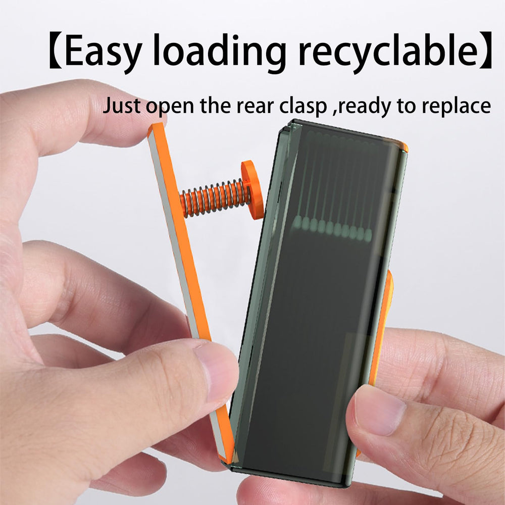 One-hand operation hygienic floss dispenser