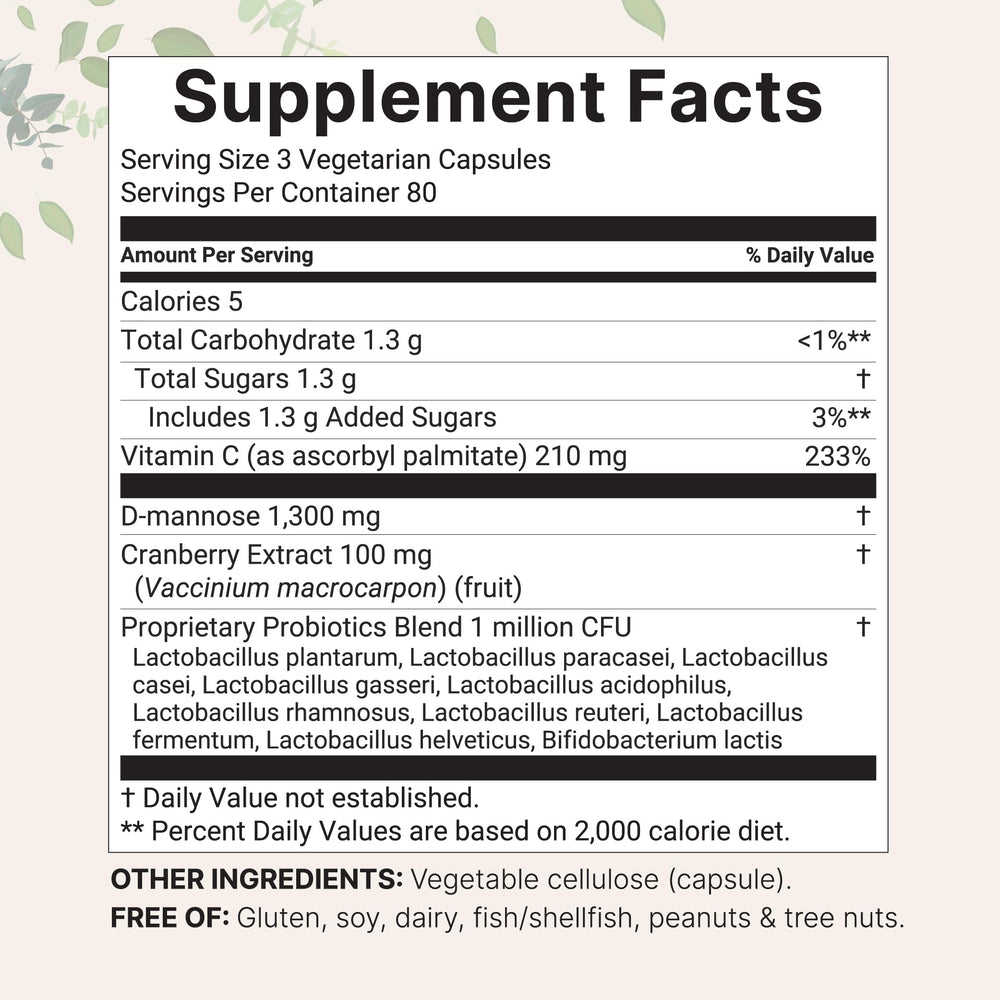 1,000,000 CFU probiotics blend