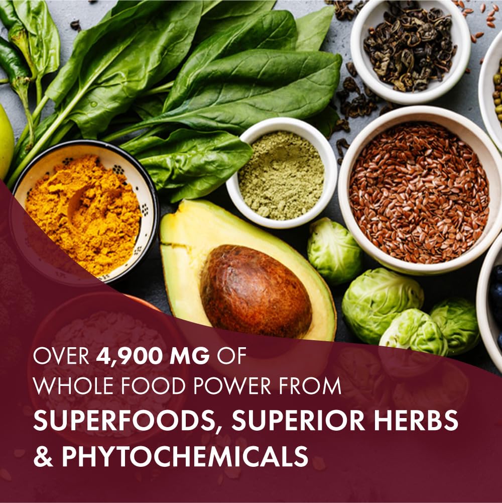 Close up of ingredients in One n Only Whole Food Multivitamin