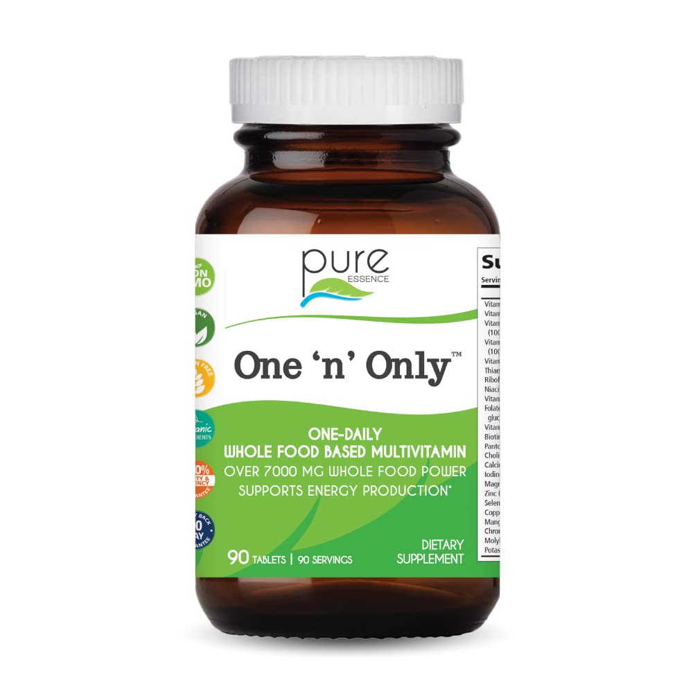 Packaging for One n Only Whole Food Multivitamin by Pure Essence