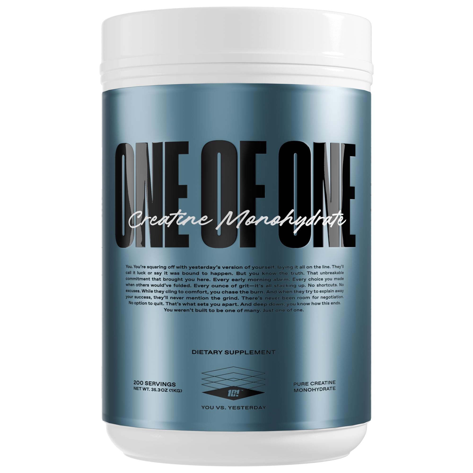 ONE of ONE Creatine Monohydrate Powder tub