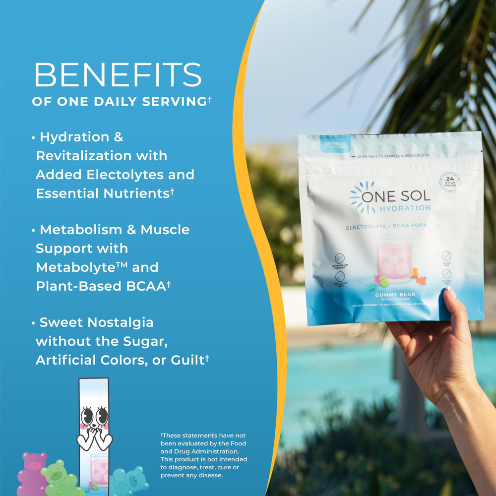 One Sol BCAA & Electrolyte Powder packaging box