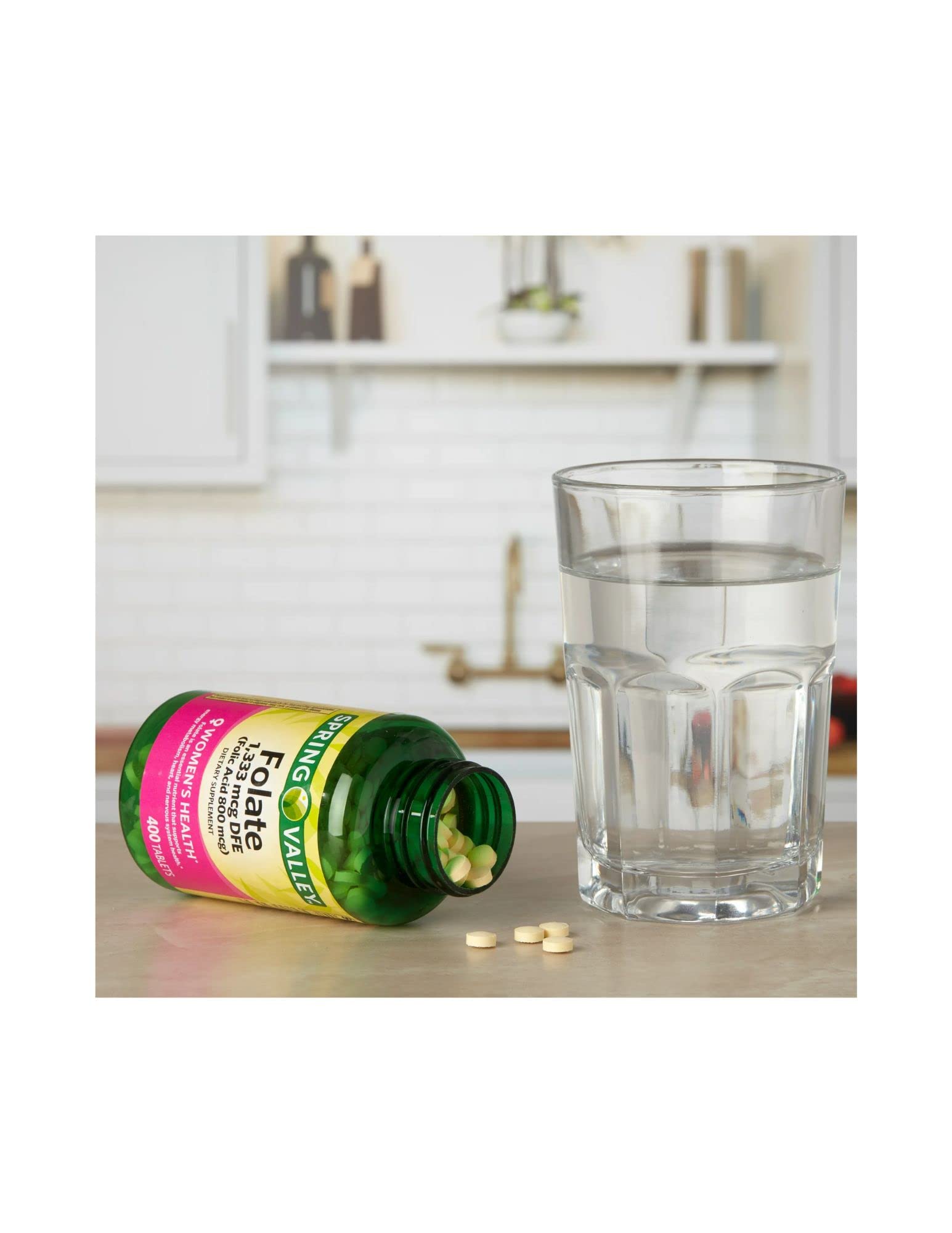 Graphic showing one tablet per day dosage