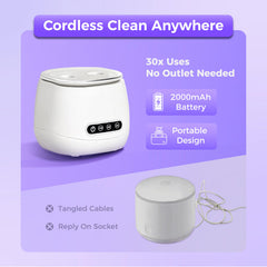 One-touch smart control with 3 cleaning modes