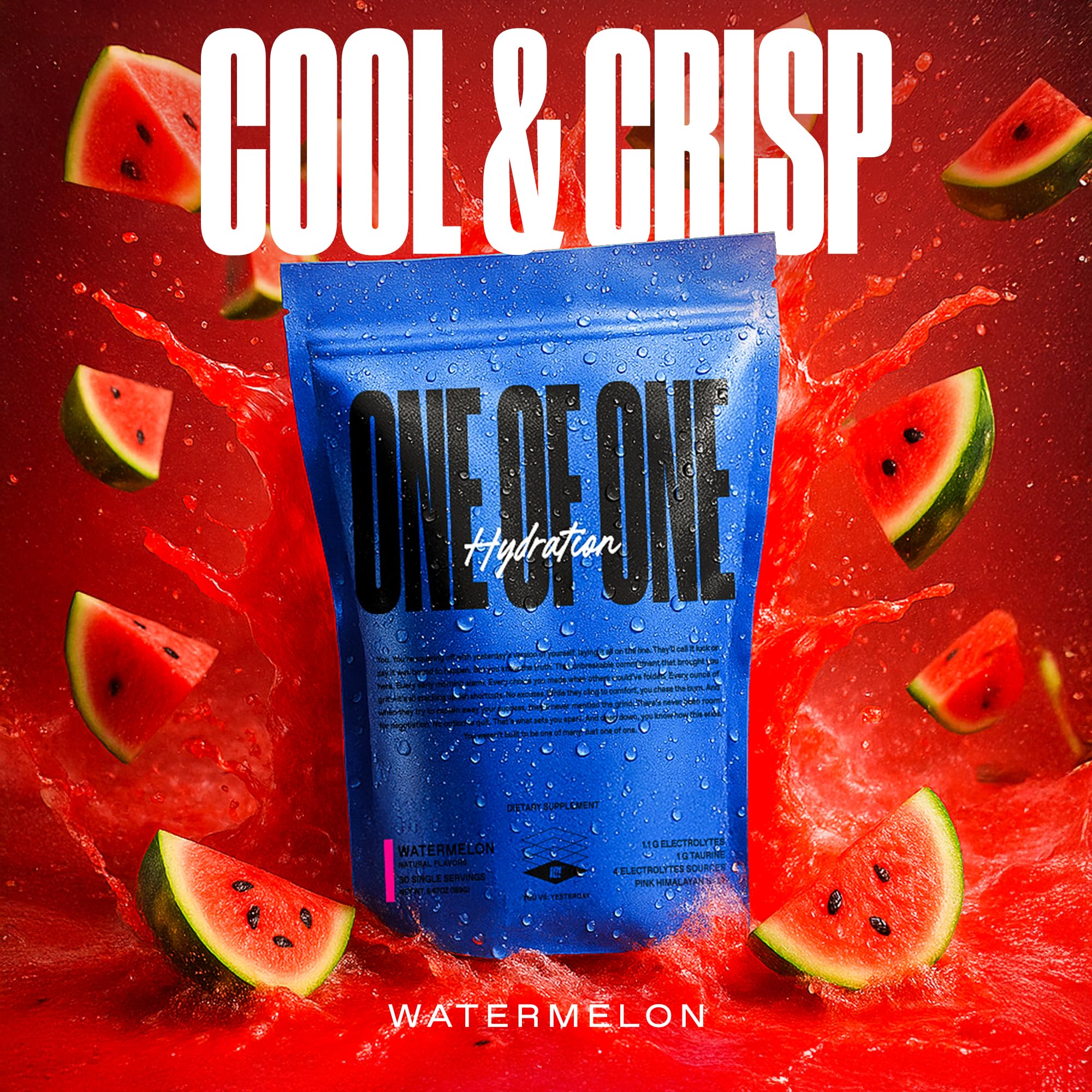 30-serving canister packaging for Watermelon flavor