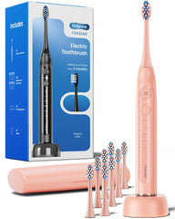 Onlyone sonic electric toothbrush for adults with 8 replacement brush heads