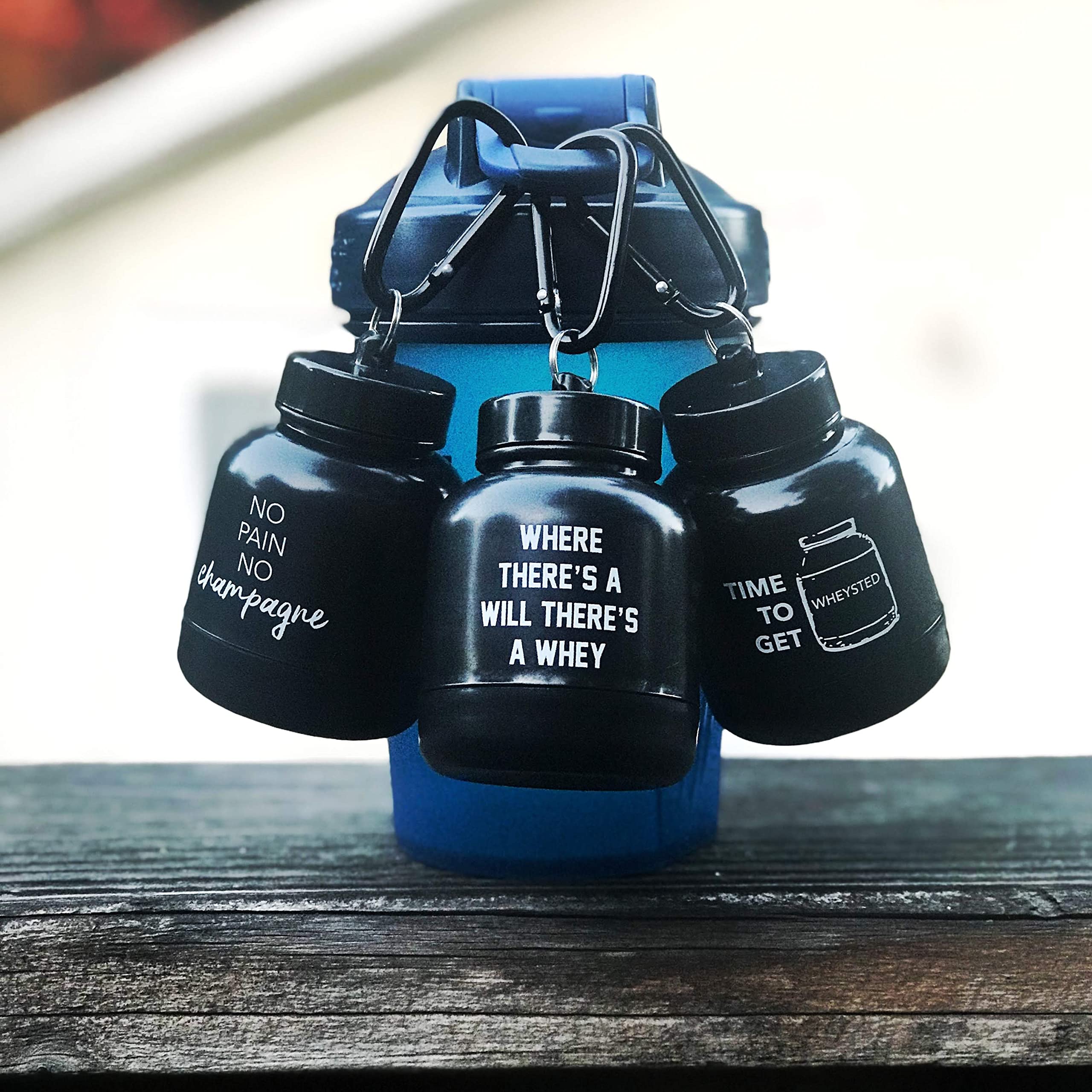 Dual screw cap and funnel design