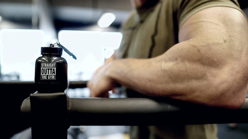 ONMYWHEY in travel or gym setting