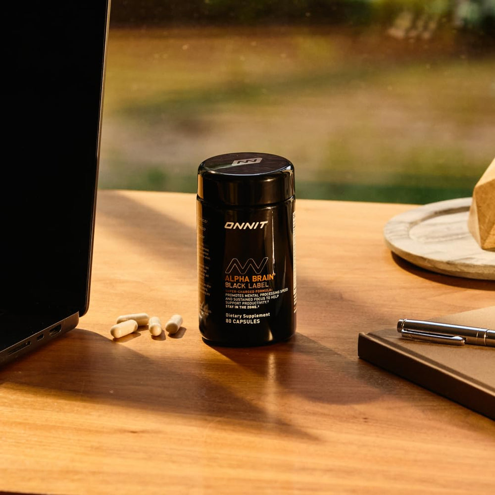 Image illustrating cognitive benefits of Alpha Brain Black Label