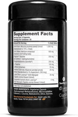 Capsules of Alpha Brain Black Label dietary supplement