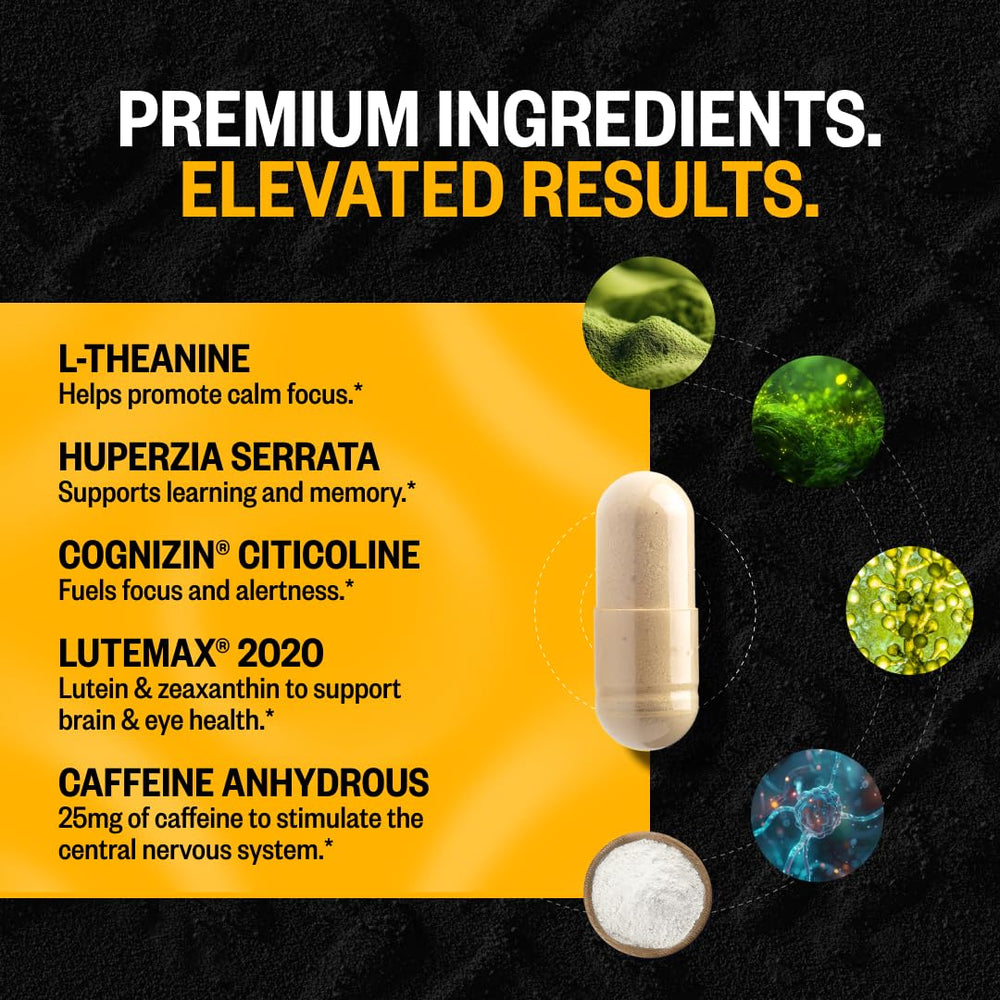 Product label details for Alpha Brain Black Label