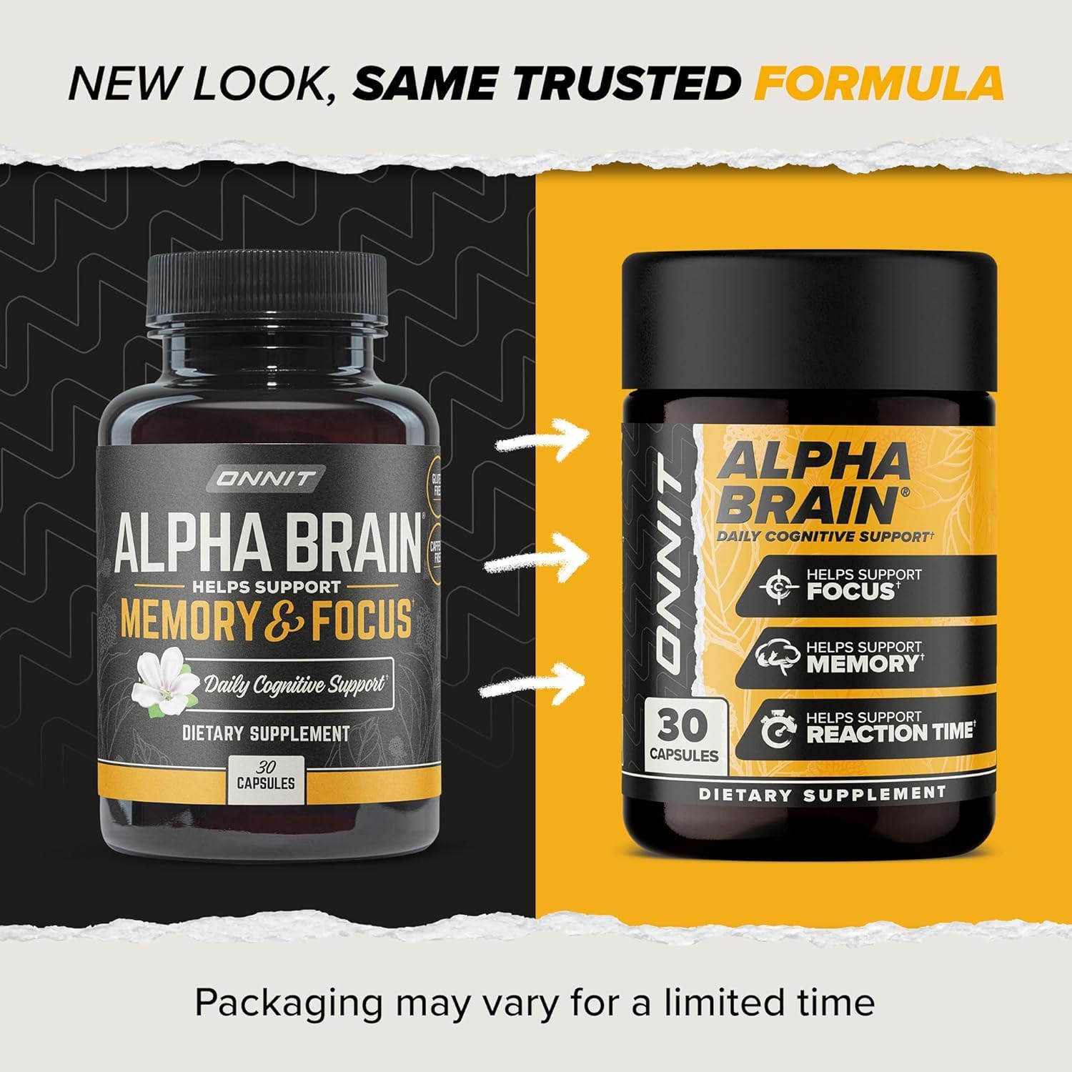 Graphic illustrating focus and concentration for Alpha Brain
