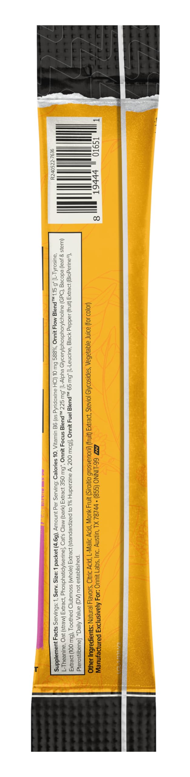 Dissolving a packet in 8 oz of cold water for Alpha BRAIN Instant