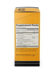 Back panel of Alpha Brain Instant Pineapple Punch packaging