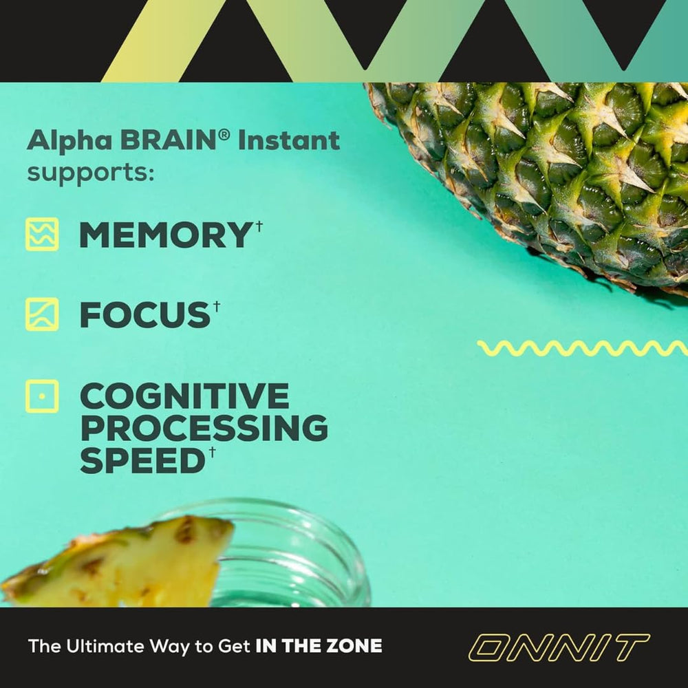 Serving suggestions and ideas for Alpha Brain Instant Pineapple Punch