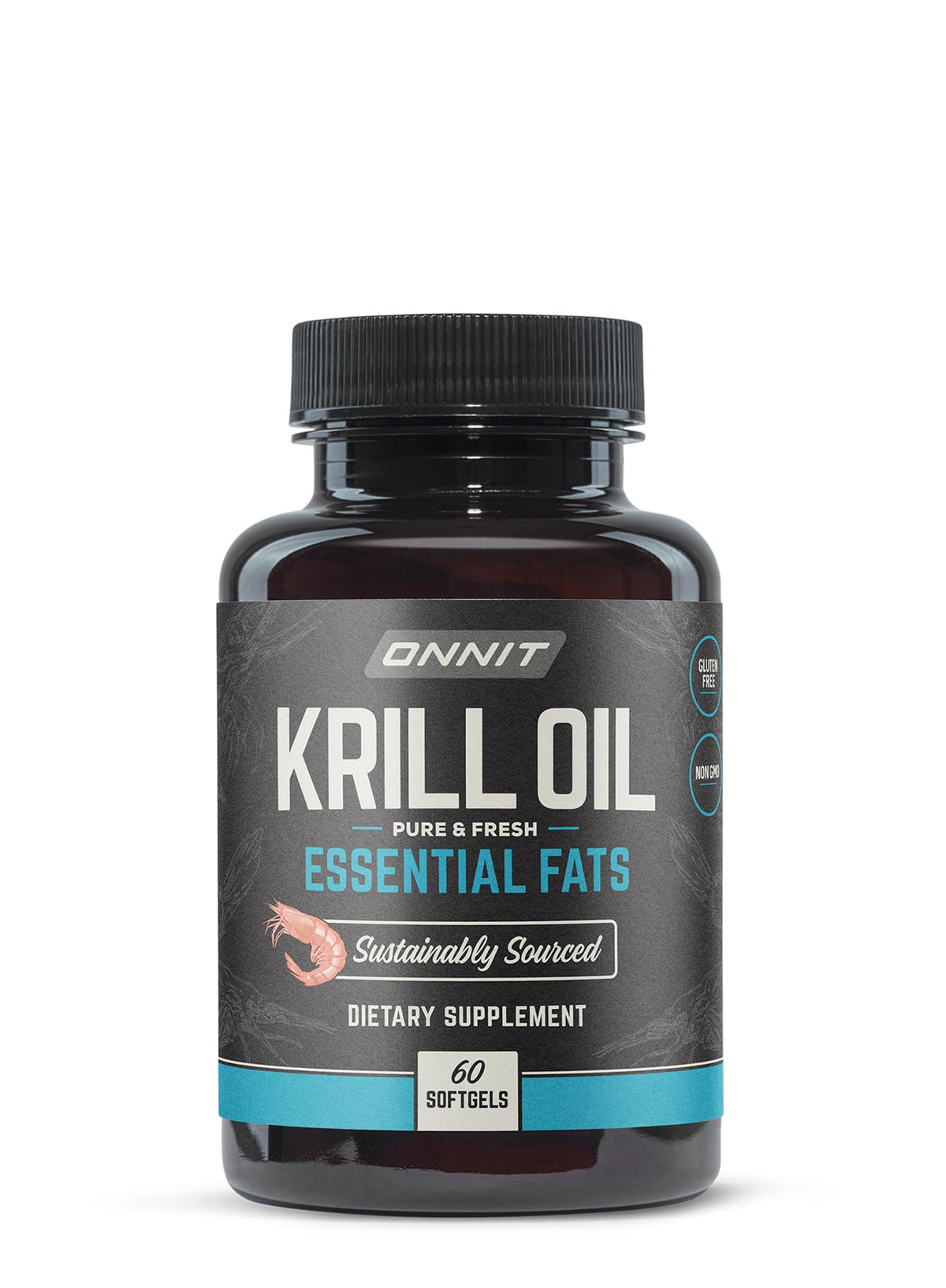 ONNIT Antarctic Krill Oil Soft Gels bottle – 60 count