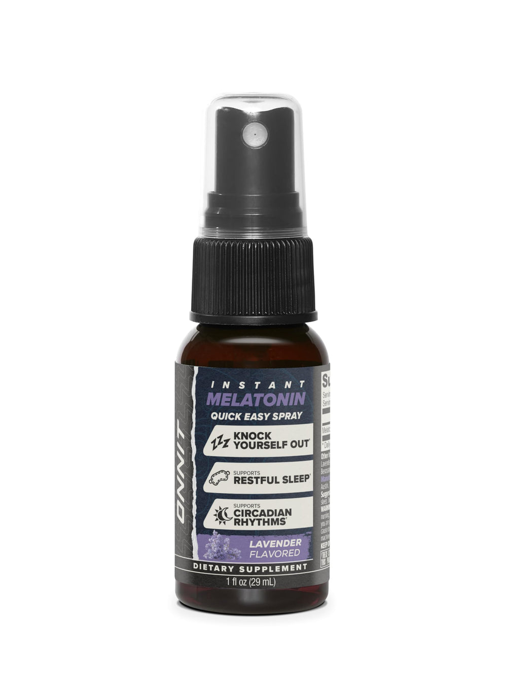 Close-up of spray dispensing from ONNIT Melatonin Sleep Spray