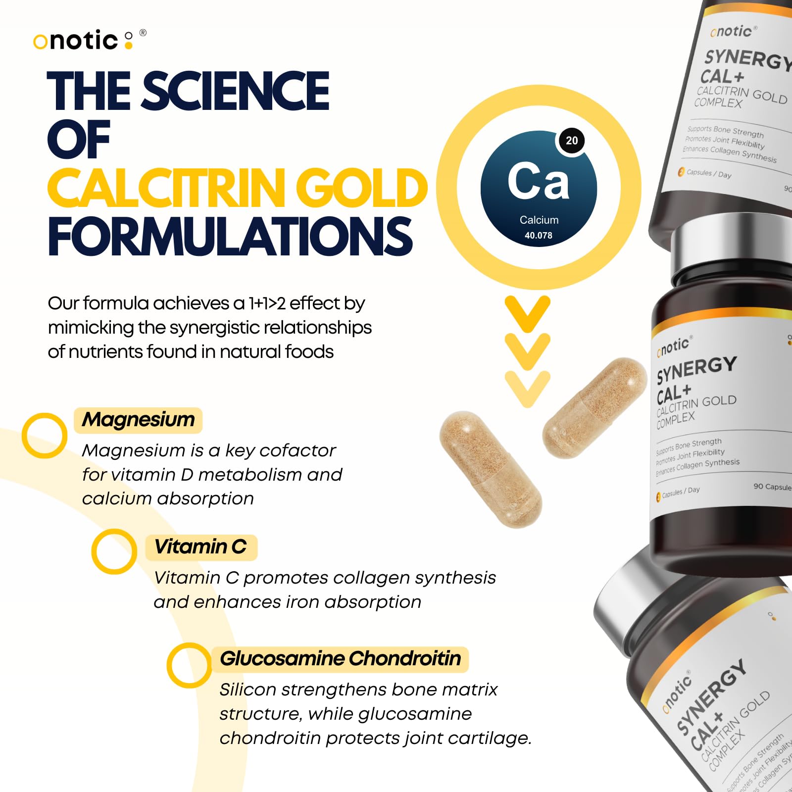 Two capsules representing daily dosage