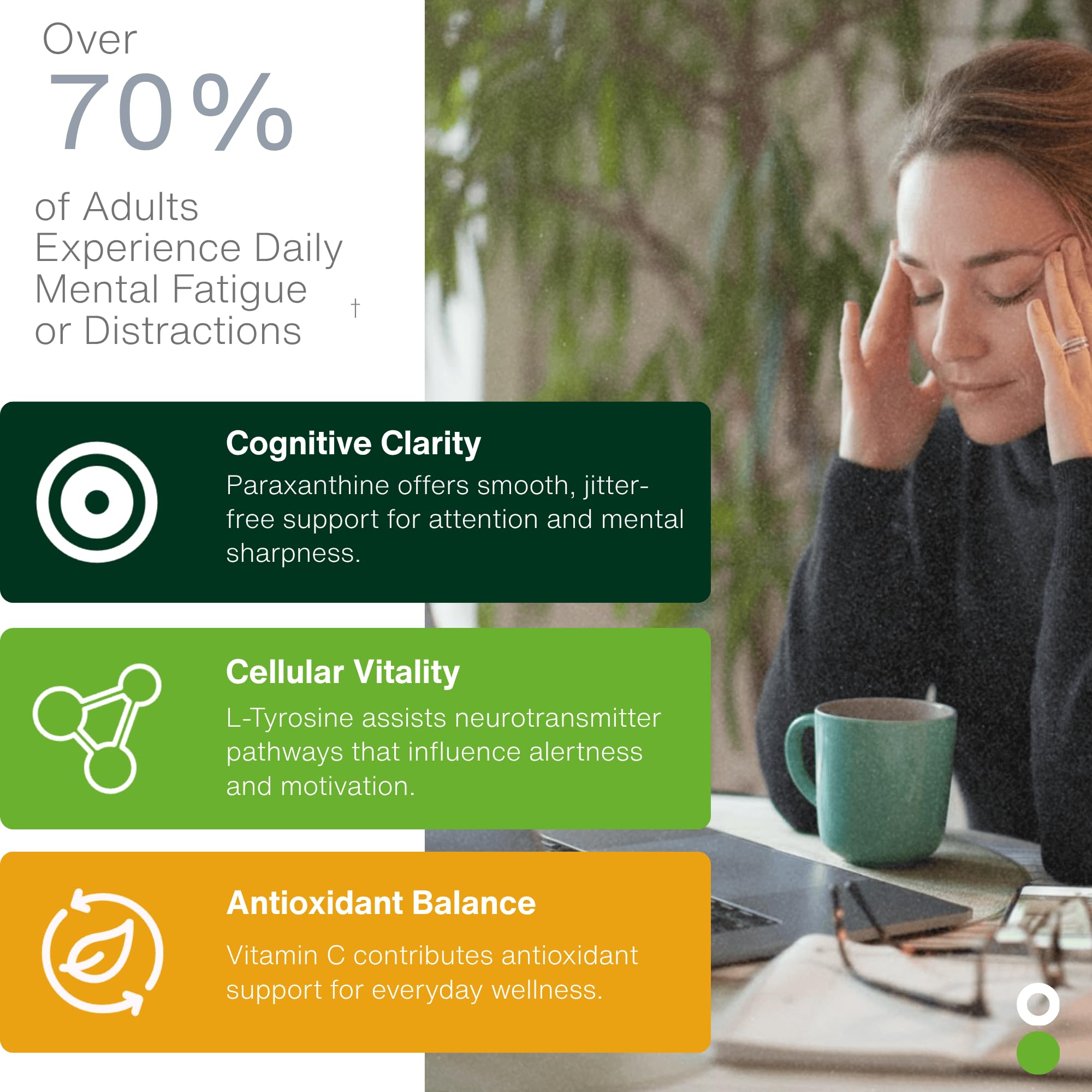 ONOTIC capsules daily dose scene emphasizing easy one-capsule routine