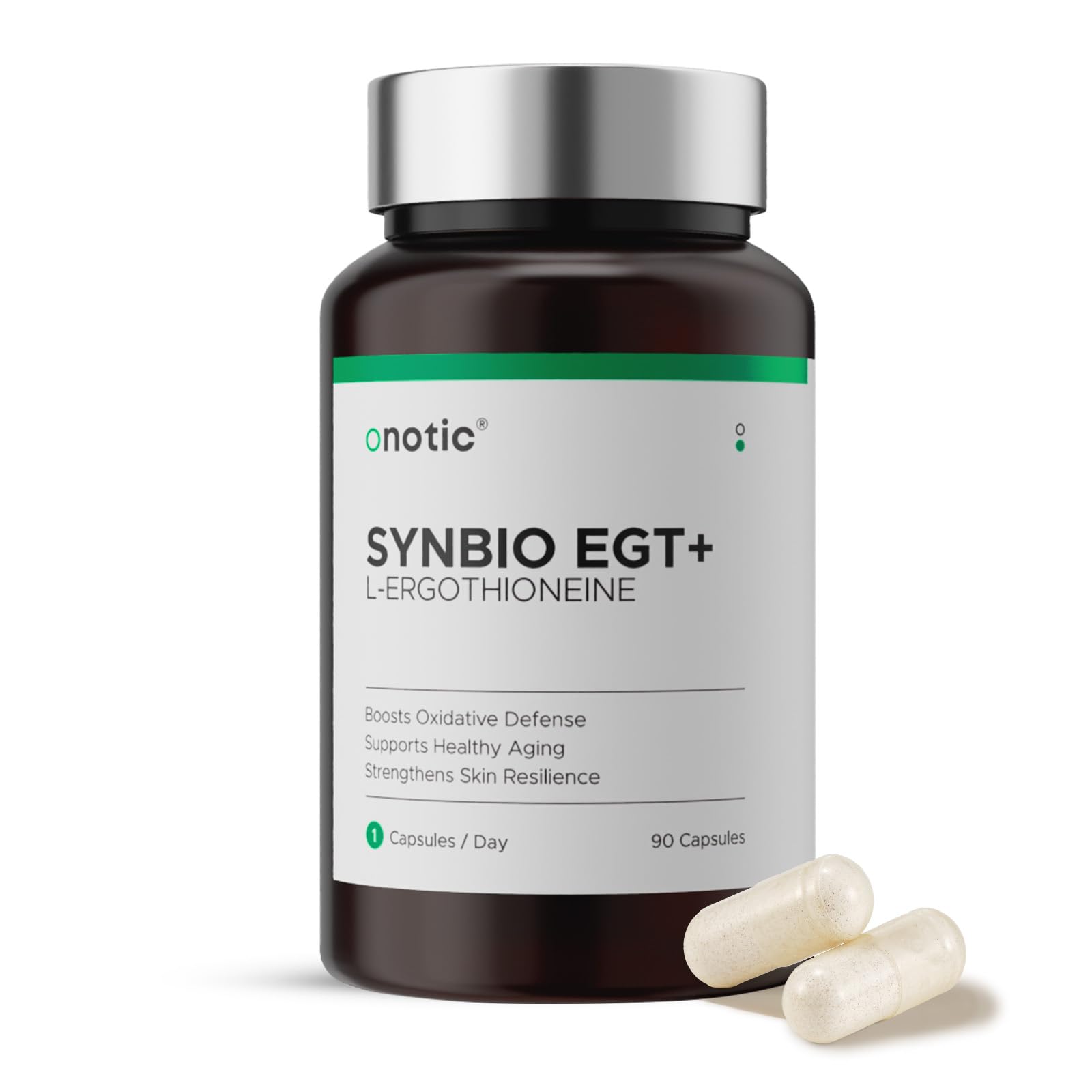 Daily routine visual with one EGT capsule per day