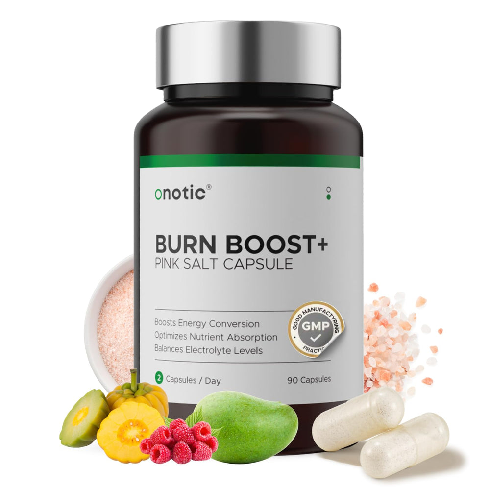 Packaging and ingredients of ONOTIC Pink Salt Trick Capsules